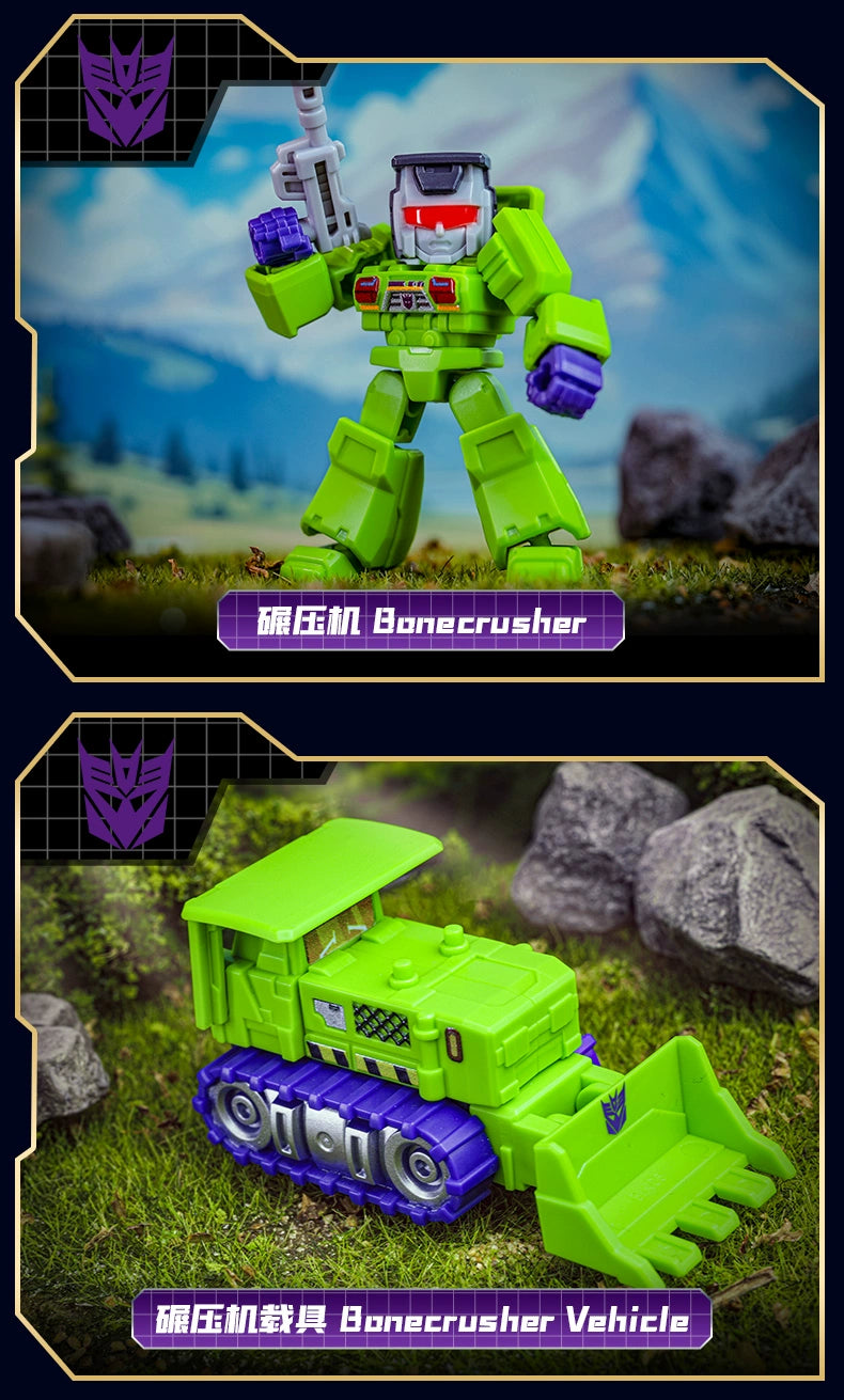 Original BLOKEES Defender Version 1-4 Transformer Building Blocks Toys 5.5cm Mini CORONATION Starscream Bumblebee Action Figure