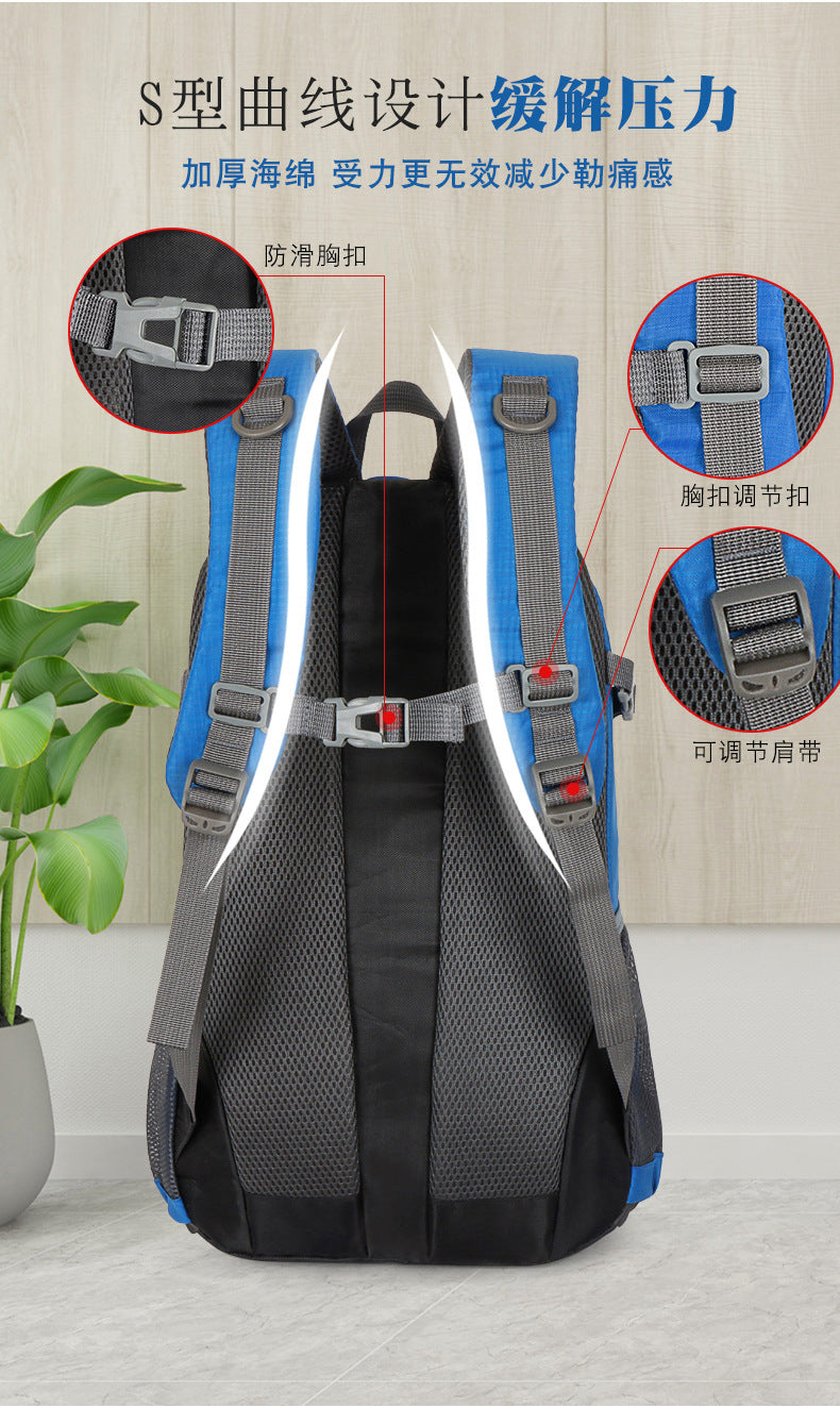 Classic 40L Outdoor Backpack Men Women High Quality Waterproof Travel Backpack Bag for Men Causal Patchwork Sport Backpack Women