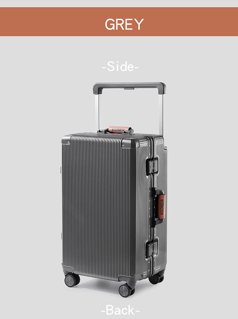 24 inch password box for male and female students 20 inch aluminum frame luggage 26 inch universal wheel wide pull rod travel