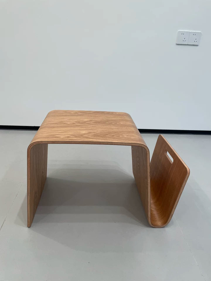 Minimalist Nordic Coffee Table Chic Solid Wood Centerpiece Ideal for Living Rooms and Balcony Corners Simple and Elegant