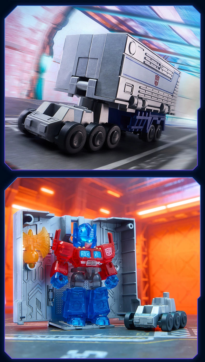 Original BLOKEES Defender Version 1-4 Transformer Building Blocks Toys 5.5cm Mini CORONATION Starscream Bumblebee Action Figure