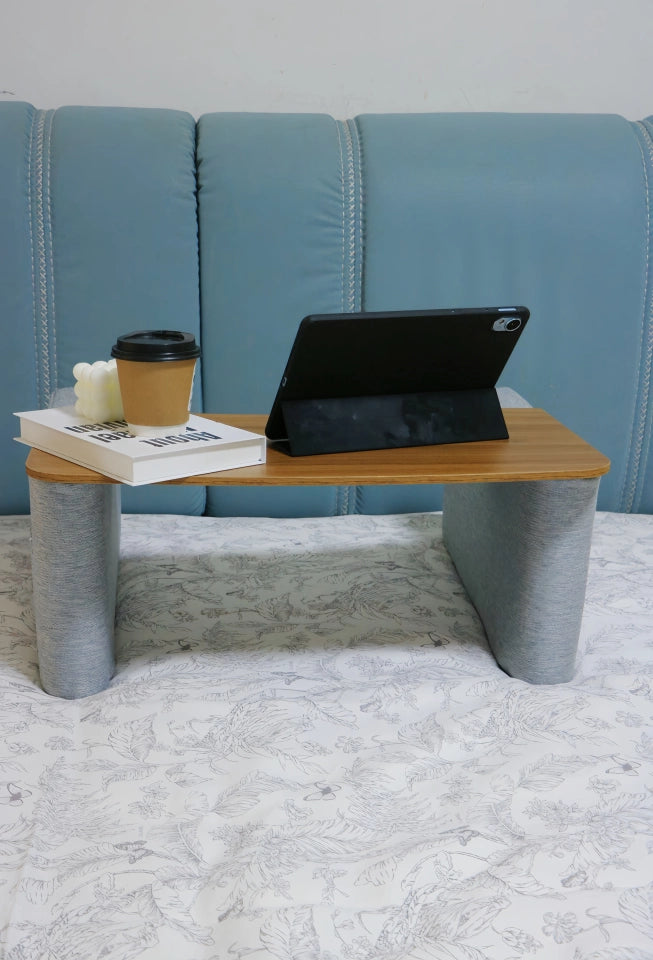 Multi-Functional Knee Laptop Desk Lazy Sofa Tray Table Bed Writing Stand Reading Gaming Table for Small Space Use