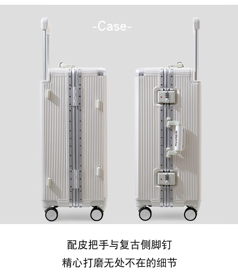 24 inch password box for male and female students 20 inch aluminum frame luggage 26 inch universal wheel wide pull rod travel