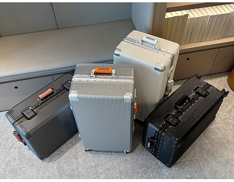 24 inch password box for male and female students 20 inch aluminum frame luggage 26 inch universal wheel wide pull rod travel