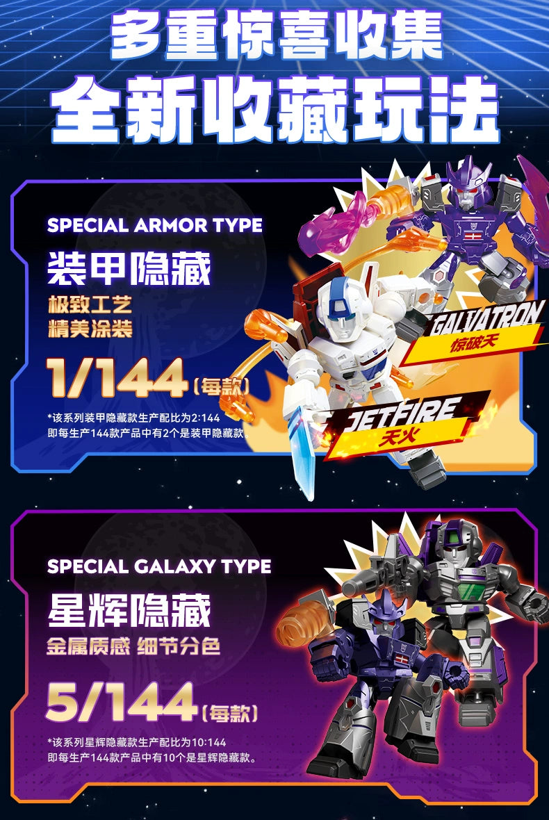 Original BLOKEES Defender Version 1-4 Transformer Building Blocks Toys 5.5cm Mini CORONATION Starscream Bumblebee Action Figure