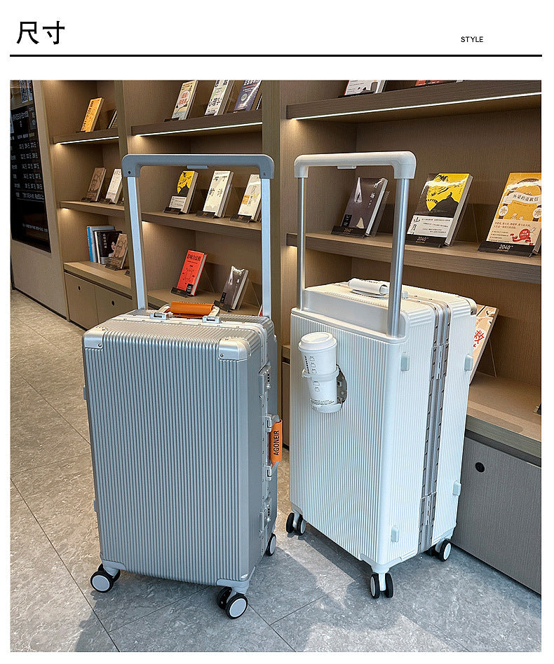 24 inch password box for male and female students 20 inch aluminum frame luggage 26 inch universal wheel wide pull rod travel