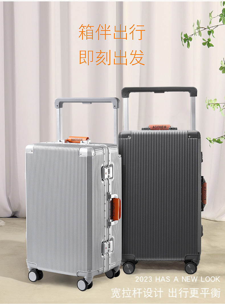 24 inch password box for male and female students 20 inch aluminum frame luggage 26 inch universal wheel wide pull rod travel