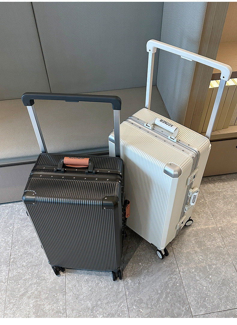 24 inch password box for male and female students 20 inch aluminum frame luggage 26 inch universal wheel wide pull rod travel