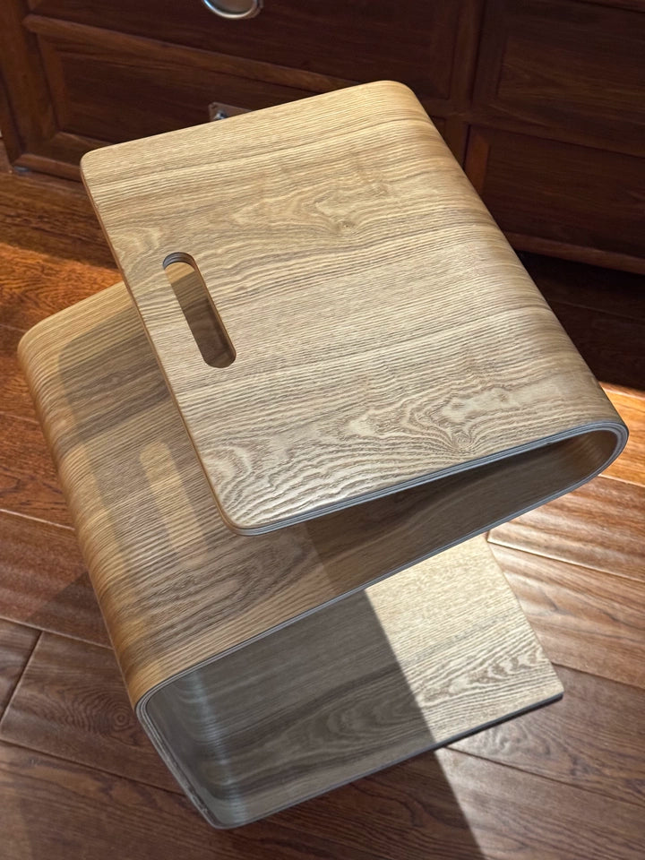 Minimalist Nordic Coffee Table Chic Solid Wood Centerpiece Ideal for Living Rooms and Balcony Corners Simple and Elegant