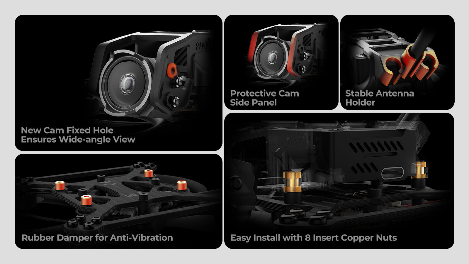 BETAFPV Pavo20 O4 Pro O3 Brushless Whoop Quadcopter  (without HD Digital VTX & Camera) No Battery 2025