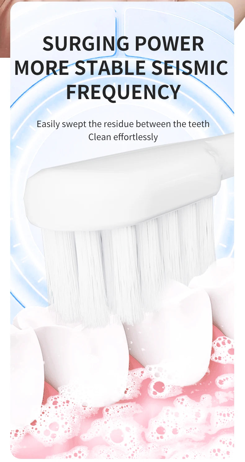 Lipstick Electric Toothbrush Smart Compact and Portable Small Oval Brush Head Deep Cleaning IPX7 Waterproof New Design