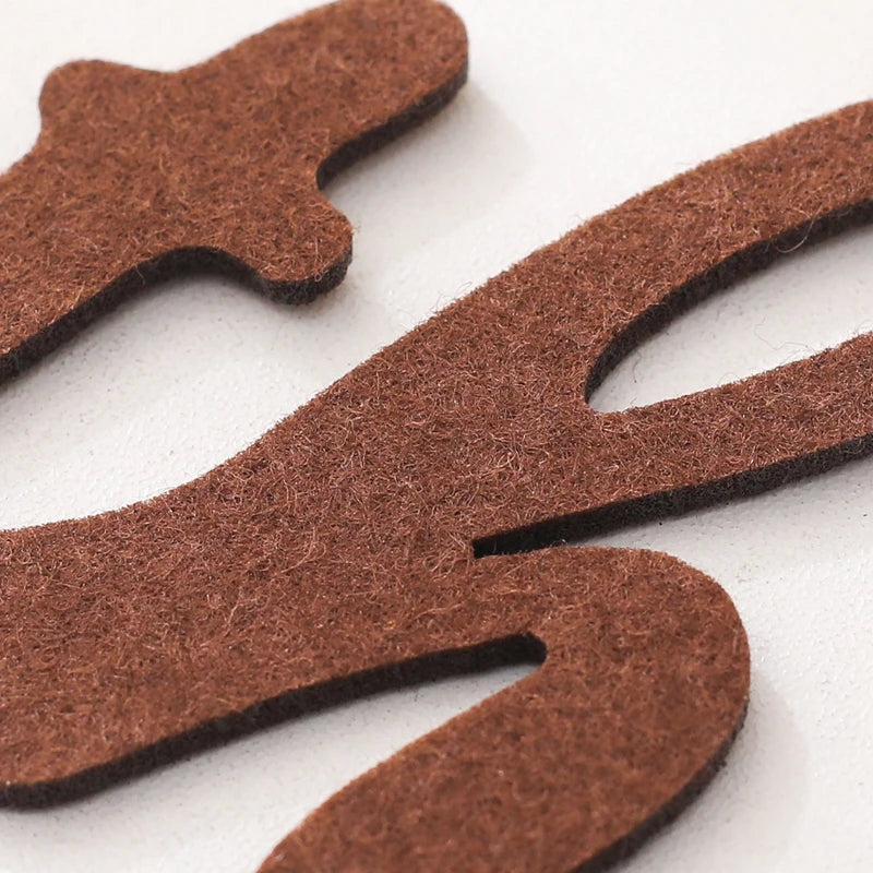 Felt 0 12 month Newborn Photography Props Milestone Newborn Accessories Photography Shooting Prop Baby Room Decorate Accessories