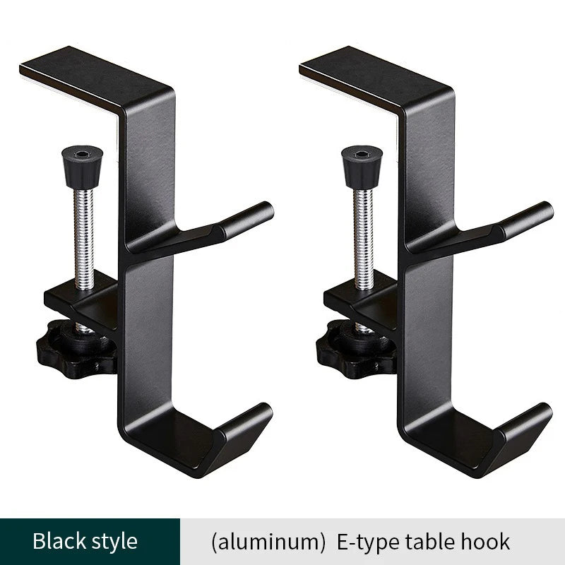 1pcs Punch-free Desk Hook Adjustable Desk Edge Hook Multi - Functional Gaming Headset Hanging Hook Home Office Organizer