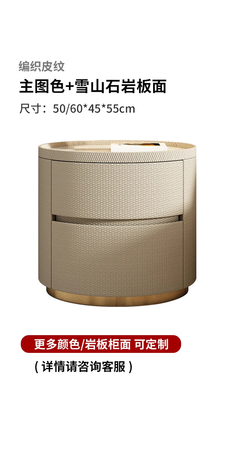 Luxury Modern Nightstand Minimalist Storage Nordic Italian Bedside Table Trendy Simple Muebles De Dormitorio Bedroom Furniture