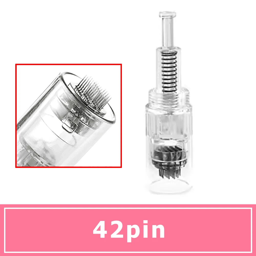 Professional Derma Pen Microneedle Pen With Needles Cartridges Skin Care Device Wireless Microneedling Machine Beauty Tool