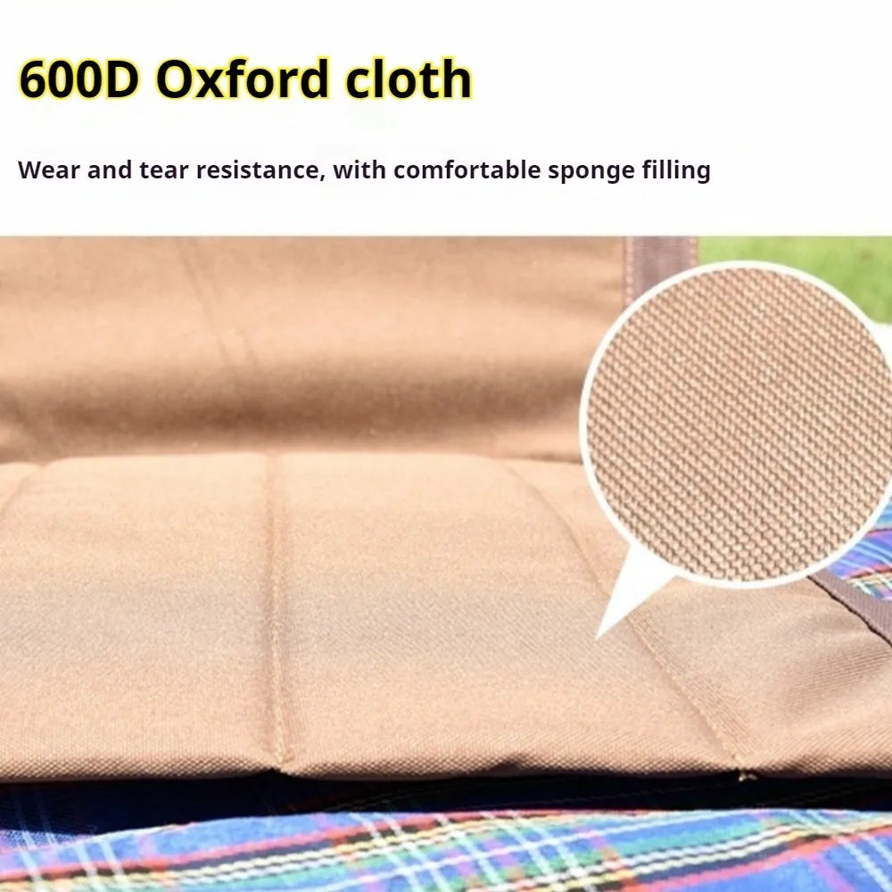 Portable Folding Seat Without Legs Beach Recliner With Backrest For Park Lawn Picnic Single Lazy Chair Lightweight Camping Chair