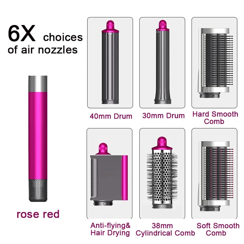 SenCiciMen X9 Multi Hair Styler Curling Iron Hair Hot Air Brush Curling Barrel Hair Dryer Salon Professional Curly Hair Styler