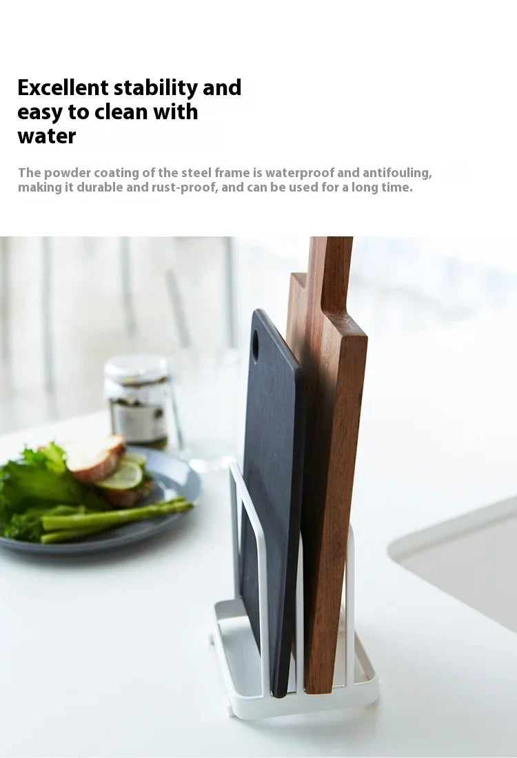 Home  Vertical Drawer Plate Clearance Rack Kitchen Storage Cabinets Organizer Furniture Cutting Board Stainless Steel Adjustable