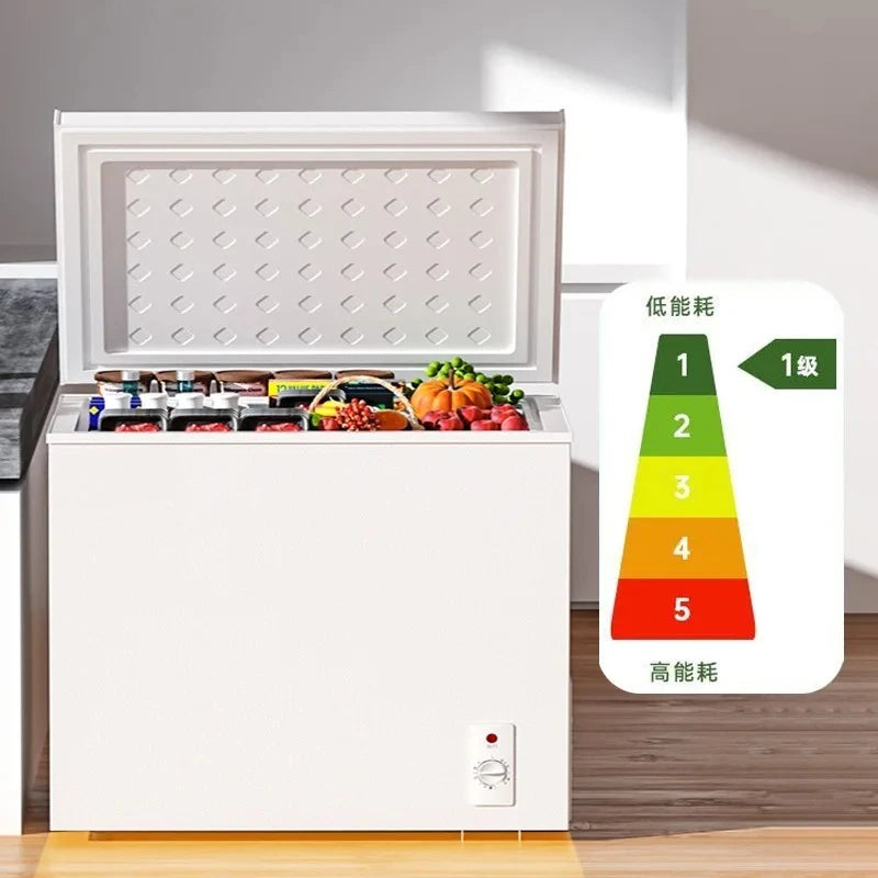 First-class Energy Efficiency Small Freezer Household Small Full Freezer Refrigerated Dual-purpose Mini Frost-free Freezer