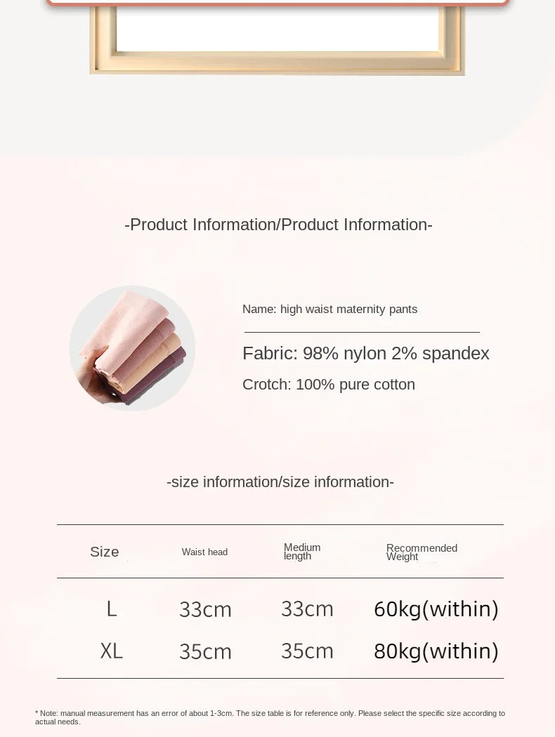 3PCS Maternity Panties High Waist Pregnant Panties Adjustable Belly Support Briefs for Pregnant Women Lace Solid Cozy Intimates