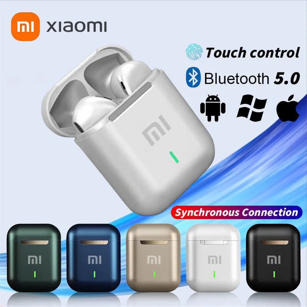 Original XIAOMI J18 Headset Wireless Earphones Bluetooth Headphones Sport Game TWS Earbuds In Ear With Mic Touch True For Stereo