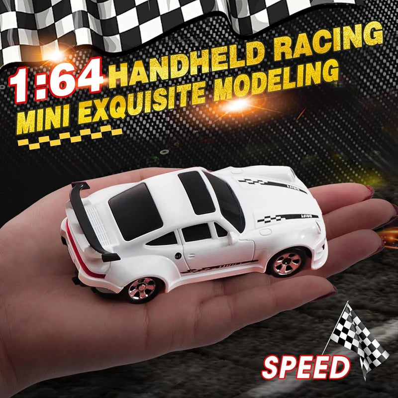 1/64 2.4G High speed Drift Rc Car 4WD Remote Control Car Four Wheel Drive Radio Controlled Mini RTR Racing Model Boy Toy Gift