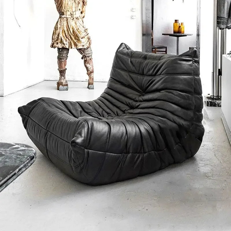 Internet celebrity caterpillar lazy sofa single lying balcony leisure chair can lie down can sleep togo modern simple living roo