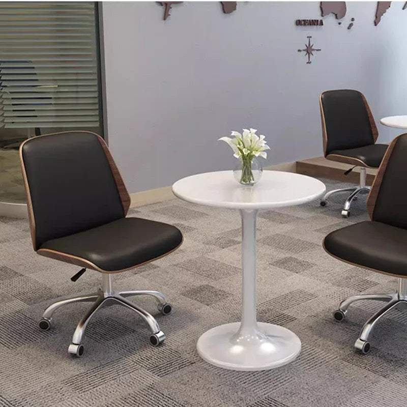 Home Study Writing Modern Minimalist Chair Boss Armless Staff Office Leisure Chair New Computer Silla Oficina Furniture