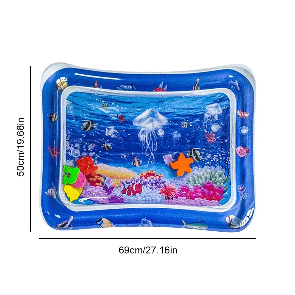 Baby Water Play Mat Inflatable Toys Children's Mat Kids Thicken PVC Playmat Toddler Activity Play Center Water Mat for Babies