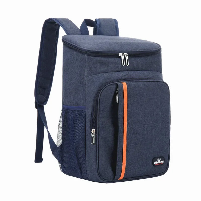20L Outdoor Thermal Cooler Backpack Bags Insulated Leakproof Lunch Bag Camping Drink Refrigerator Picnic Food Fresh Keeping Bag
