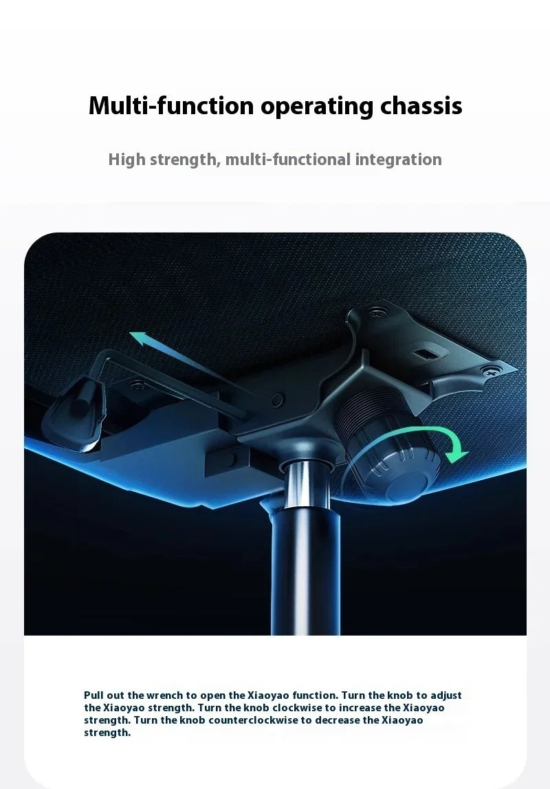 Ergonomic Office Chair Liftable Mesh Computer Chair with 4D Lumbar Support Home Office Swivel Chair with Latex Seat Cushion