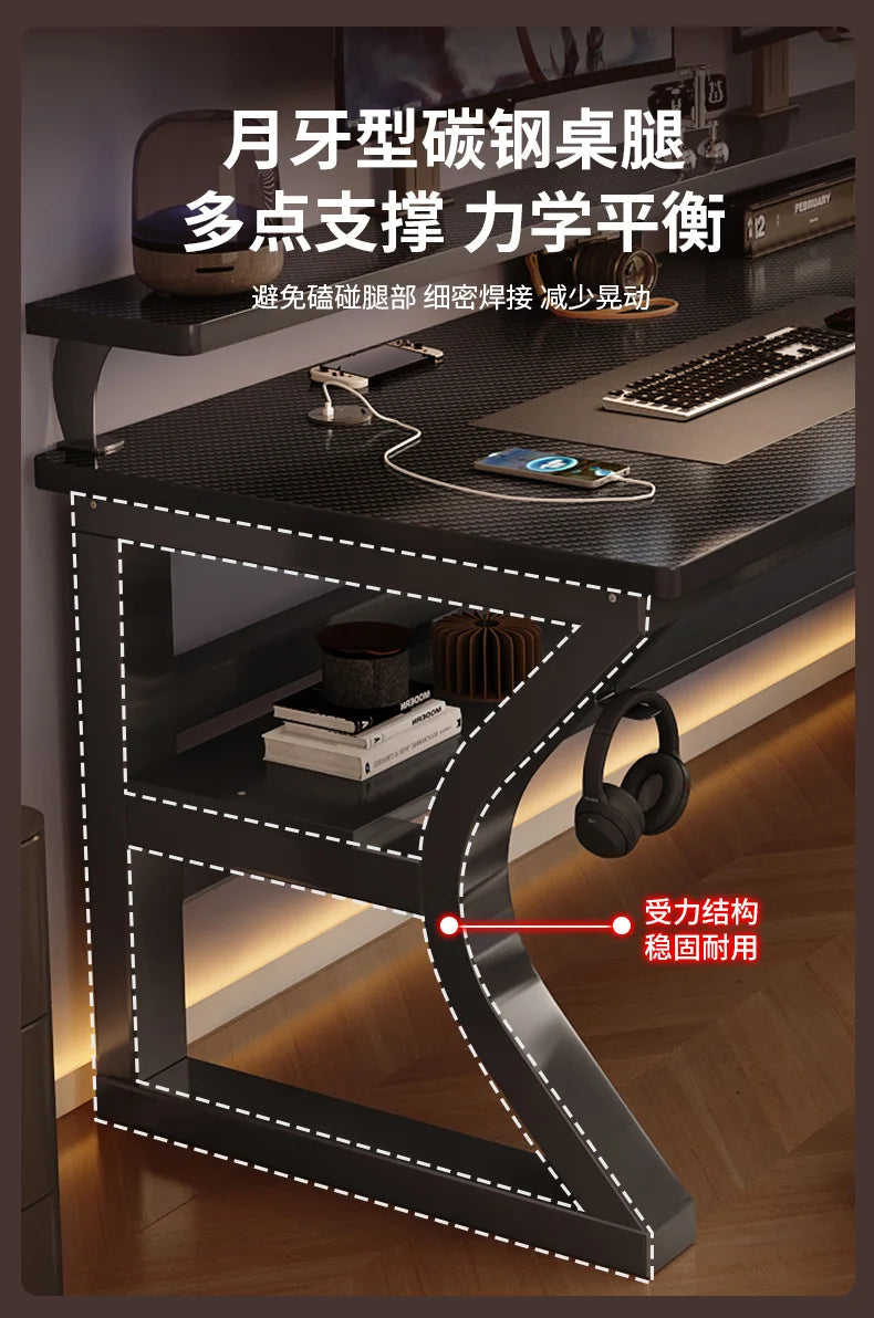 Wooden Designer Modern Office Desks Luxury Home Writing Large Laptop Computer Desks Gaming Standing Escritorio Furniture