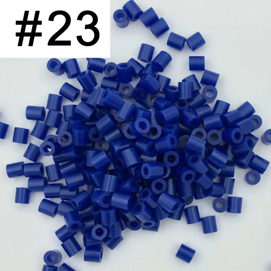 5mm 1000PCS  Black white gray blue green purple Hama Beads for Kids Iron Fuse Beads diy Puzzles Pixel Art Gift Children Toy