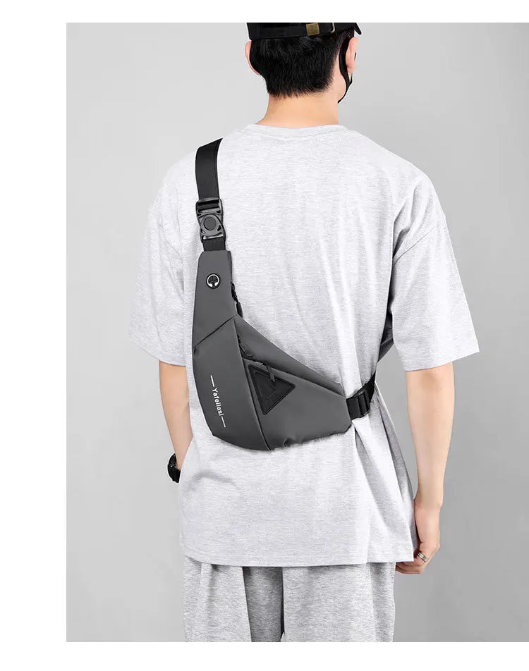 sling chest bag small shoulder bag husband messenger bag for men boy mini travel bag cross body bags anti theft mobile phone bag