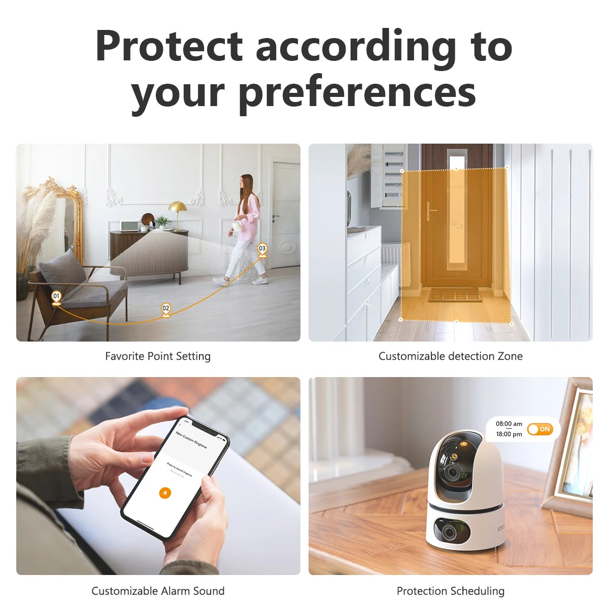 IMOU Ranger Dual PTZ WiFi Camera Dual Lens Home Indoor CCTV Surveillance Camera Auto Tracking Security Protection Baby Monitor