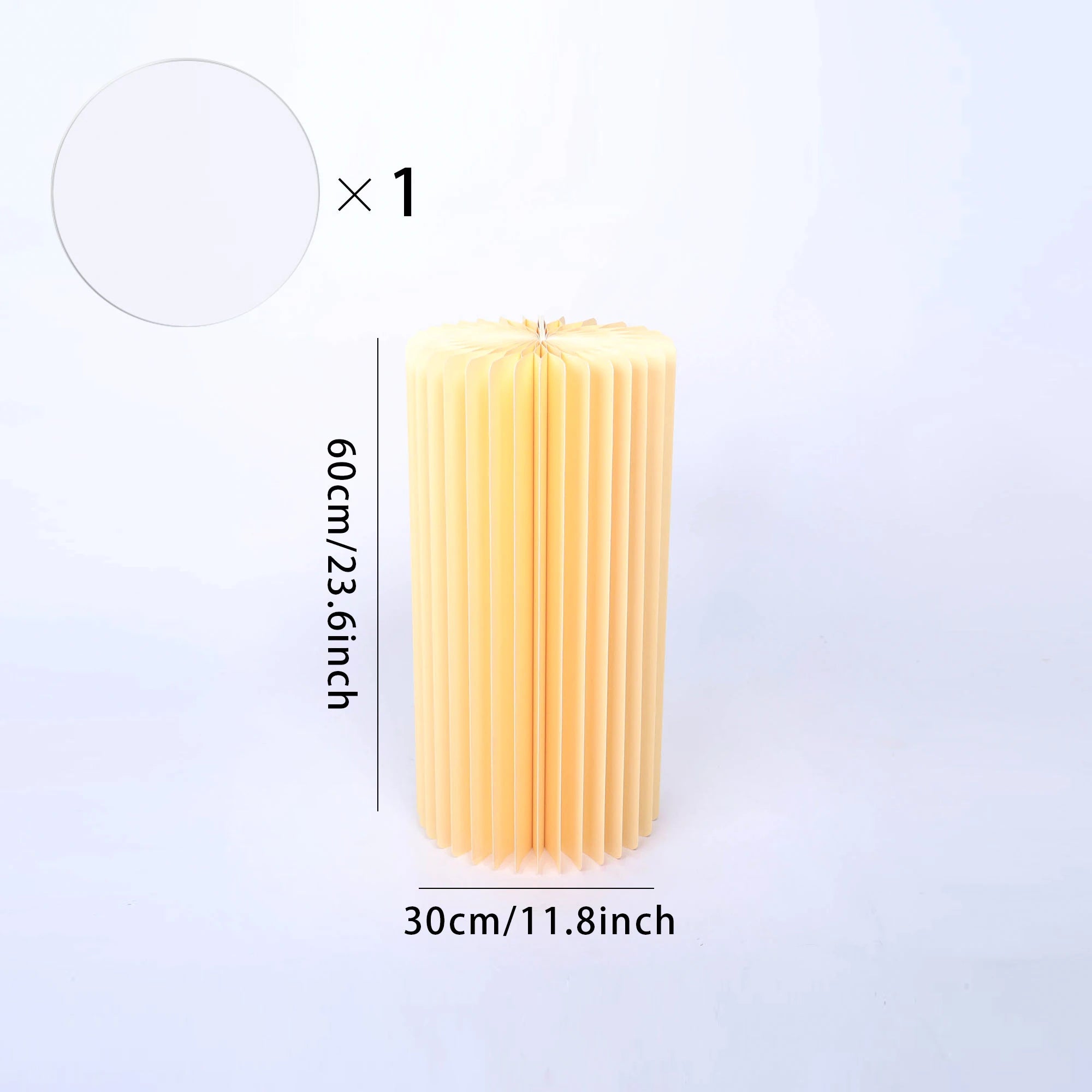 Buffet Risers Food Display Stand Round Table Cake Dessert Stand for Parties Foldable Paper Columns Display for Wedding Birthday