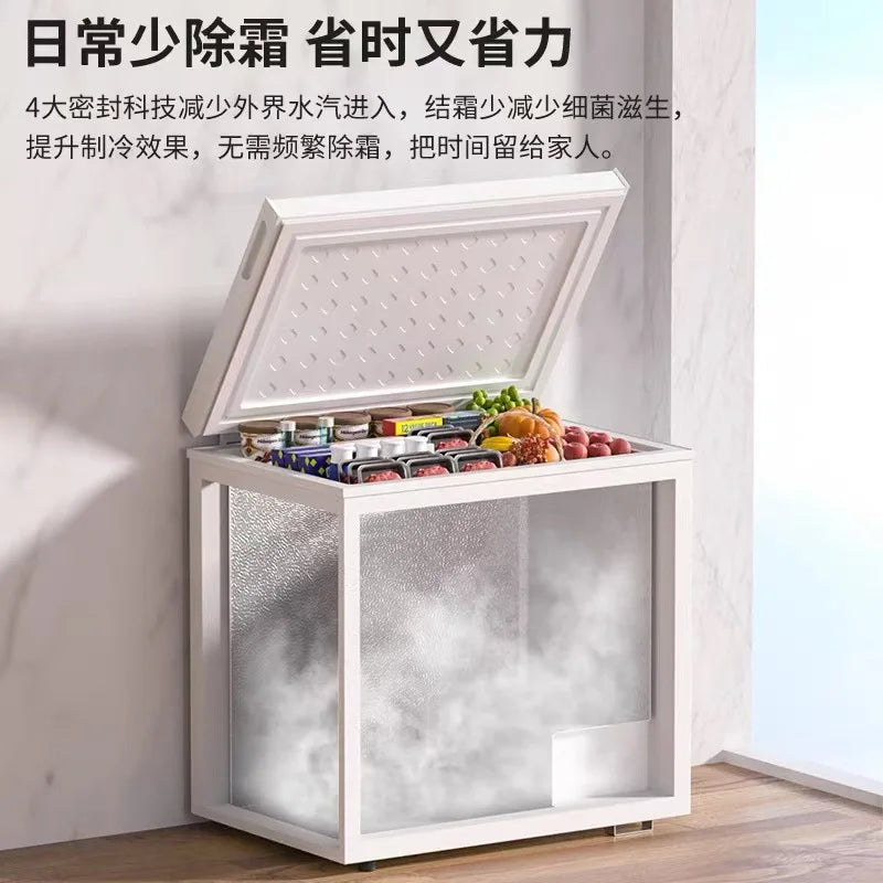 First-class Energy Efficiency Small Freezer Household Small Full Freezer Refrigerated Dual-purpose Mini Frost-free Freezer