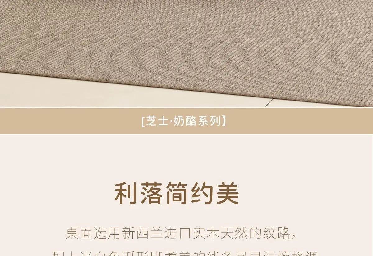 Cream style Martini coffee table, living room, small household, simple iron round shape