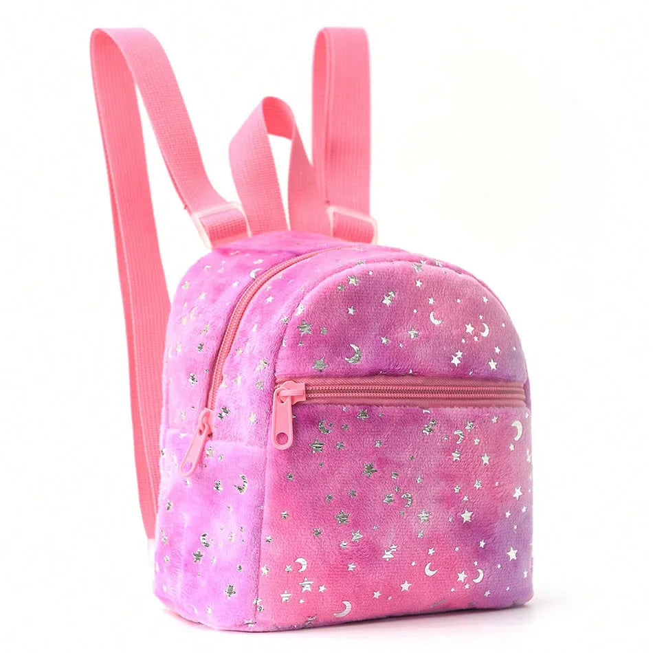 Girls Rainbow Unicorn Mini Backpack Children Kids Multicolored PU School Bag with Style and Durability for Little Fashionistas