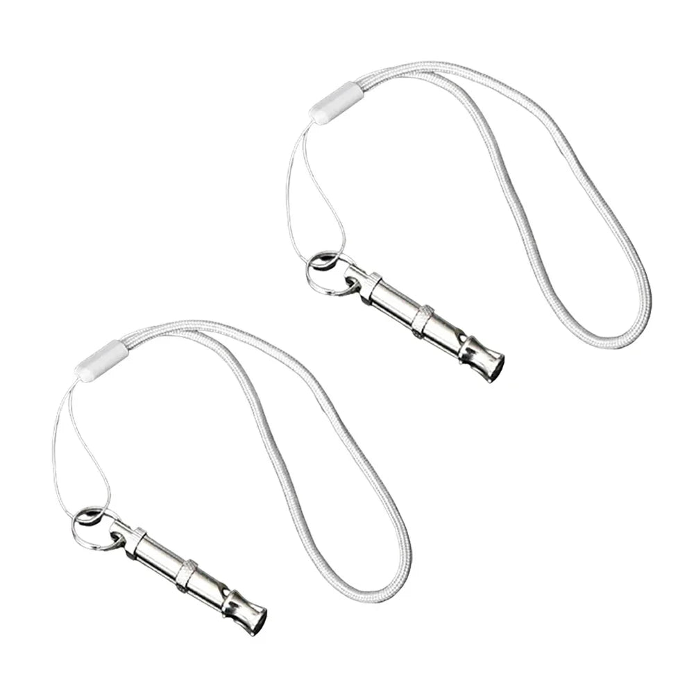 Dog Training Whistle Stop Barking Device Ultrasonic Training Flute Silent Whistle Control Tool Puppy Train Keychain Pet Supplies
