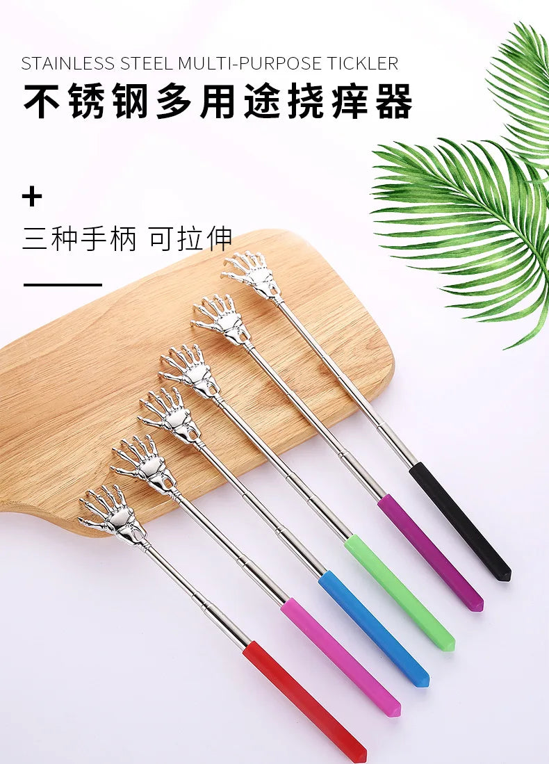 마사지기 Back Scratcher Telescopic Scratching Back Scratcher Massager Kit Scraper Extendable Telescoping Itch Health Products 괄사
