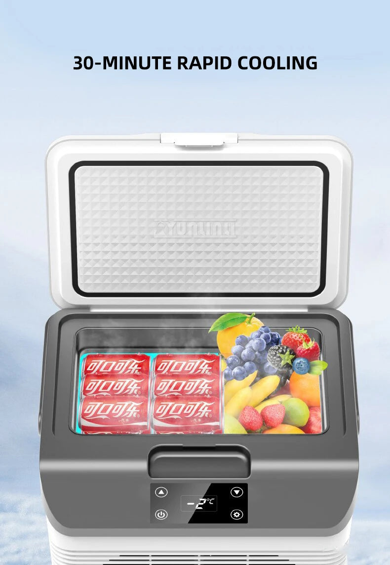 15L Small Car Refrigerator 24V12V Digital Display Portable Fridge Freezer for Vehicle 15L-B