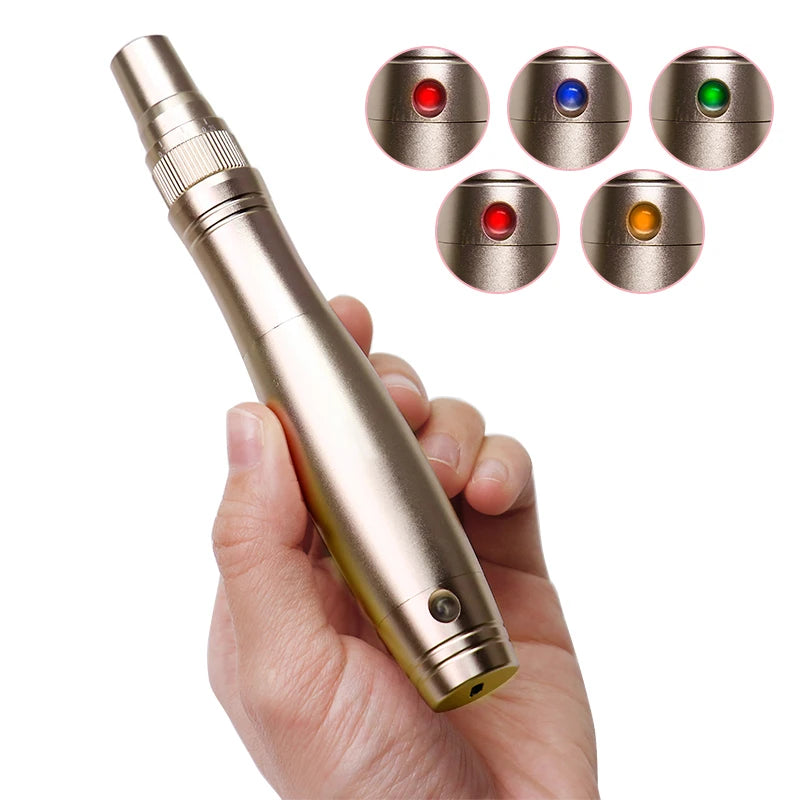 Professional Derma Pen Microneedle Pen With Needles Cartridges Skin Care Device Wireless Microneedling Machine Beauty Tool