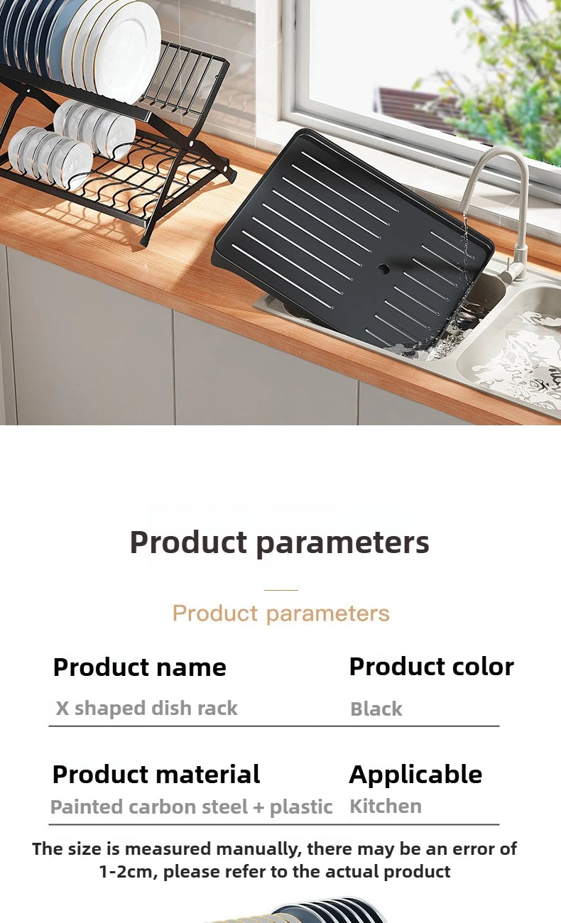 Non Perforated Folding Cabinet with Pull-out Basket Multifunctional Snack Storage Rack Household Kitchen Sink Storage Rack