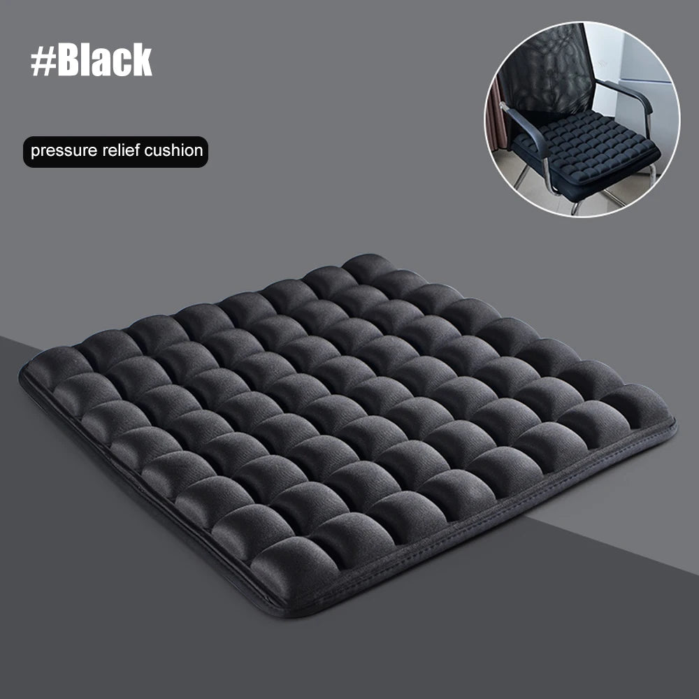 3D Air Cushion for Office Chair Car Seat Air Seat Cushion Back Cushion for Relieving Back Sciatica Tailbone Pain Seat Pad