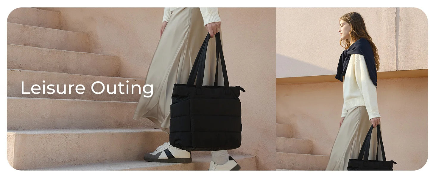 BAGSMART Women's Bag Large Capacity Solid Color Tote Bag Versatile Handbag for Commuter Work Student Class Shopping bag