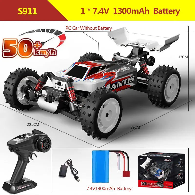 S911PRO 1:16 4WD RC Car 70KM/H or 50KM/H Remote Control Cars High Speed Drift Brushless Monster Truck For Kids VS Wltoys 144001