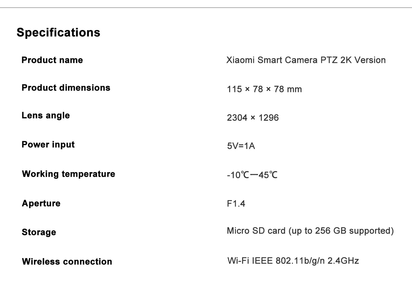 New Xiaomi Mi Smart Home Security Camera PTZ 2K 1296P HD Night Vision Baby Monitor Ultra-clear IP Panoramic AI Human Smart Home