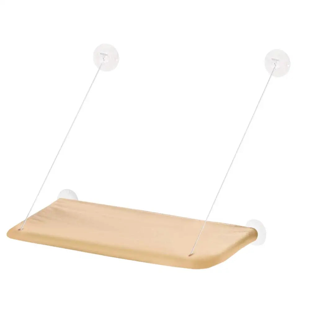 Cat Window Hammock Hanging Cat Bed Bearing Cat Sunny Window Seat for Indoor Cats Sleeping Space Saving Window Mounted Cat Bed