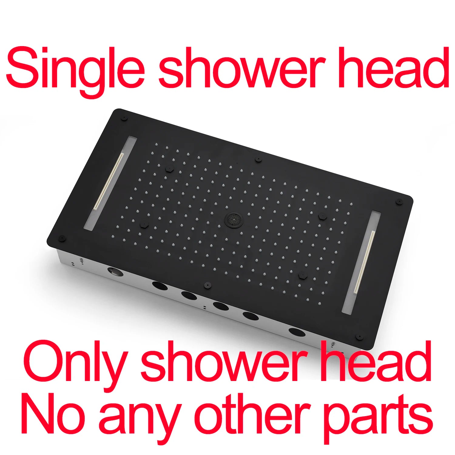 Bathroom Ceiling Concealed 700x380mm Shower Head Panel Set Constant Temperature Valve Mixer Handheld Shower